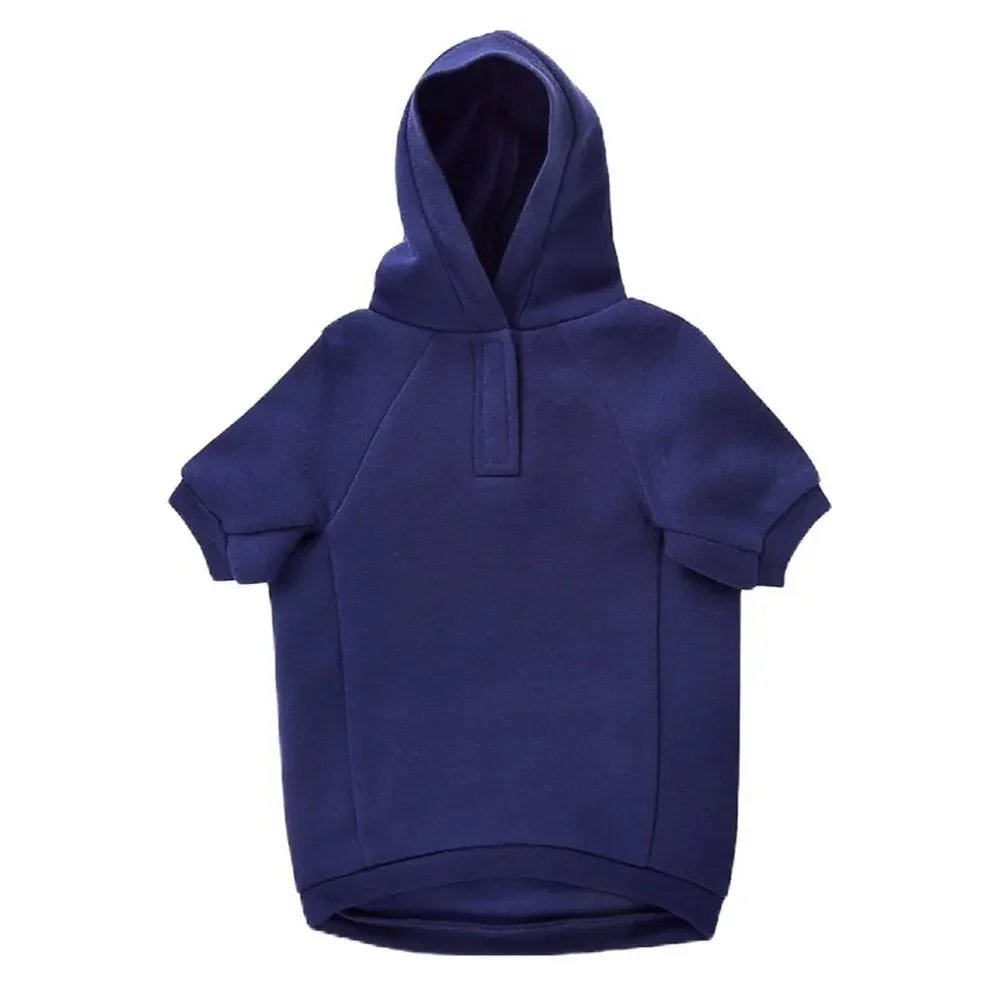 Top Paw® Paw Print Dog Navy Hoodie Sweatshirt - L
